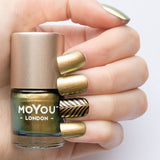 MoYou London -   Jungle Gold MN003 לק חותמות