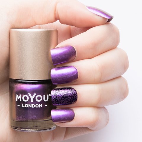 MoYou London -  Purple Haze MN006 לק חותמות