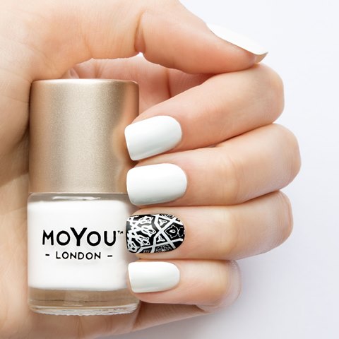 MoYou London - White Knight MN014 לק חותמות